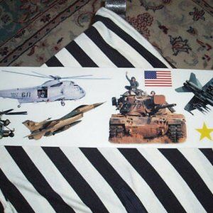 US Military Army Navy Air Force Sticker Decal W/ 8 Decals Wall Art